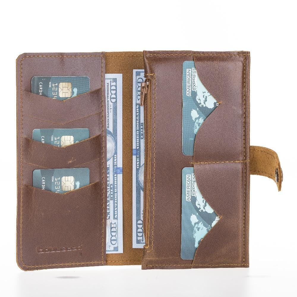 Koala Leather Universal Wallet - TORONATA - color_ Saddle Brown