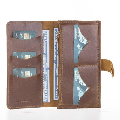 Koala Leather Universal Wallet - TORONATA - color_ Saddle Brown