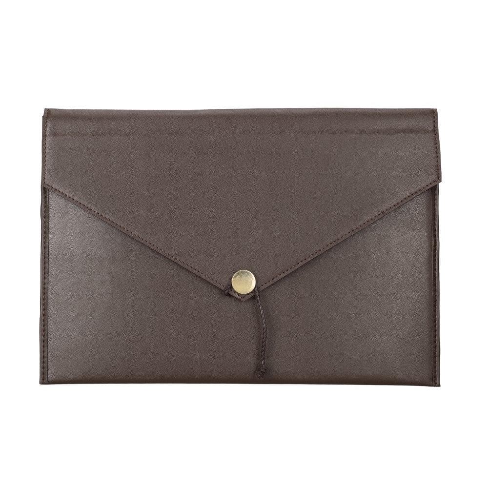 Leather Mac Sleeve - TORONATA - color_ Brown