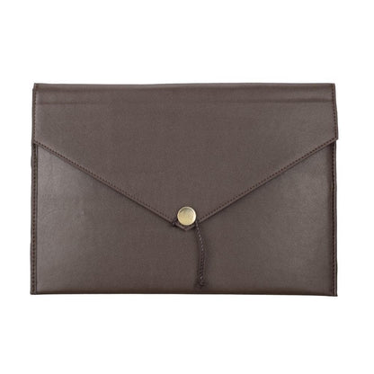 Leather Mac Sleeve - TORONATA - color_ Brown