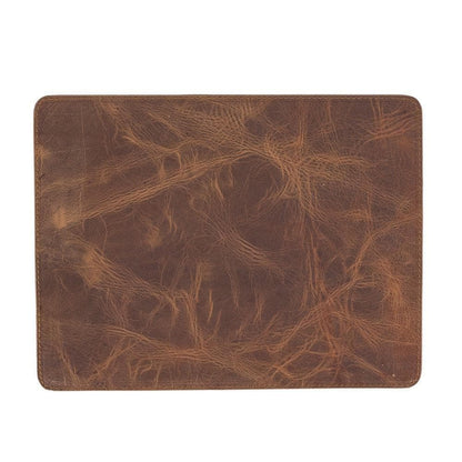 Leather Mouse Pad - TORONATA - color_ Saddle Brown