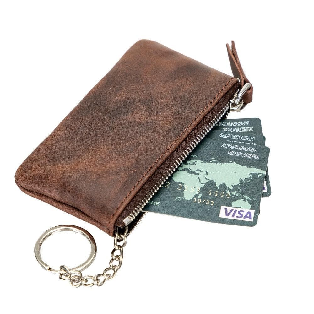 Multima Leather Card Holder - TORONATA - color_ Brown