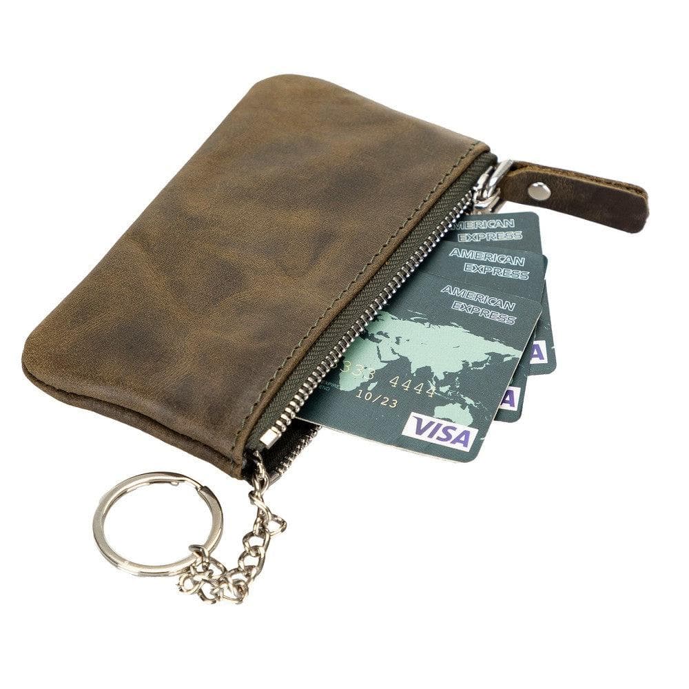 Multima Leather Card Holder - TORONATA - color_ Dark Goldenrod