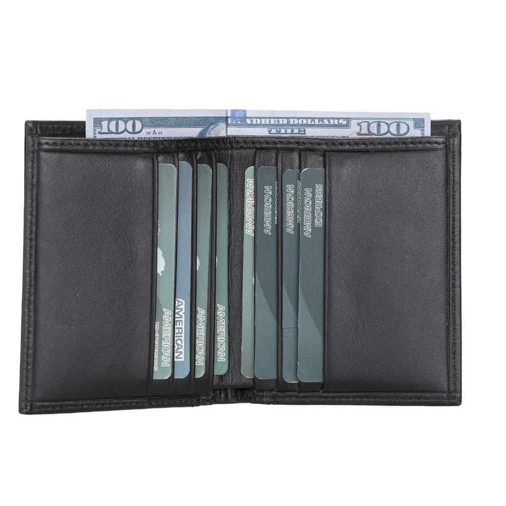 Yetta Leather Card Holder - TORONATA - color_ Black
