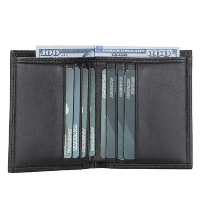 Yetta Leather Card Holder - TORONATA - color_ Black