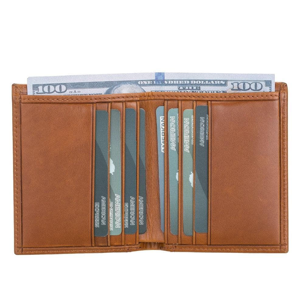 Yetta Leather Card Holder - TORONATA - color_ Tan