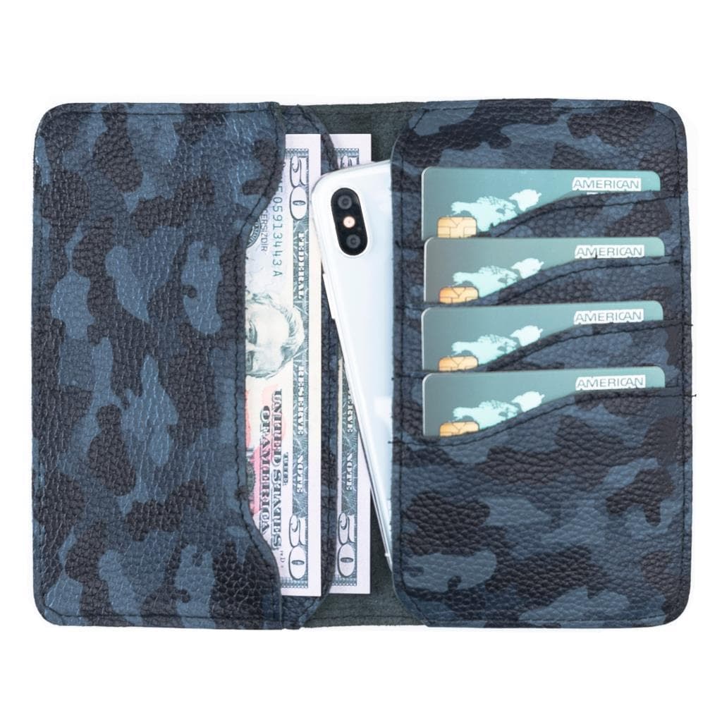 Leony Leather Universal Wallet - TORONATA - color_ Blue
