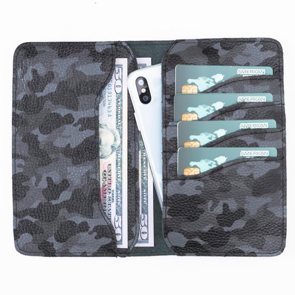 Leony Leather Universal Wallet - TORONATA - color_ Black
