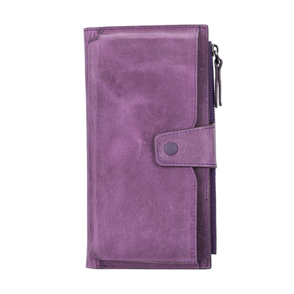 Lozan Leather Wallet - TORONATA - color_ Purple