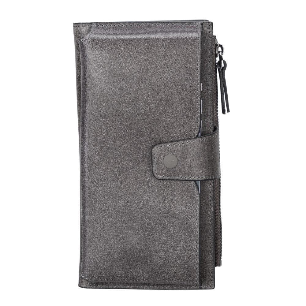 Lozan Leather Wallet - TORONATA - color_ Light Gray