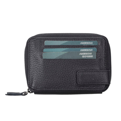 Lugano Leather Wallet - TORONATA - color_ Midnight