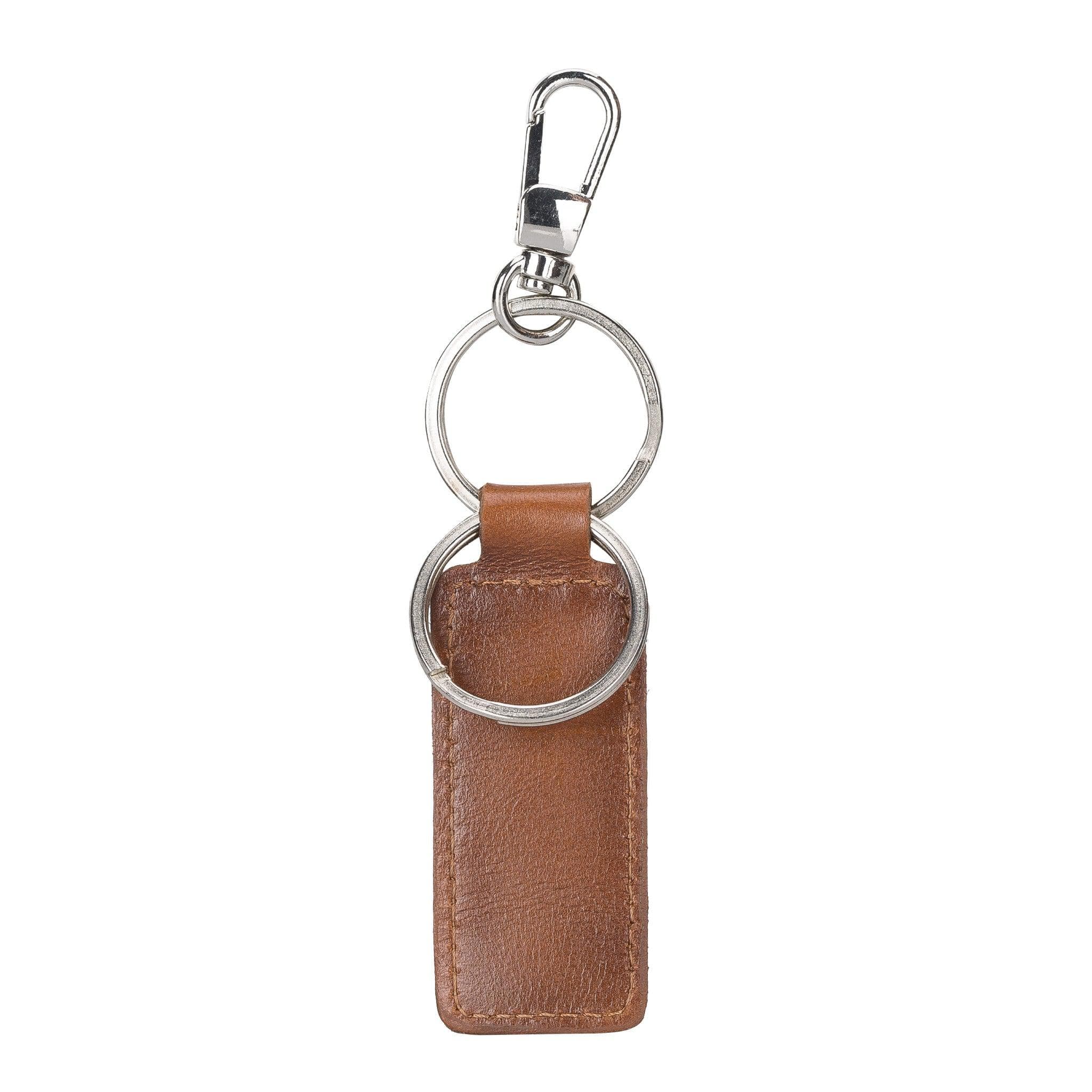 Mina Leather Keyring - TORONATA - color_ Tan