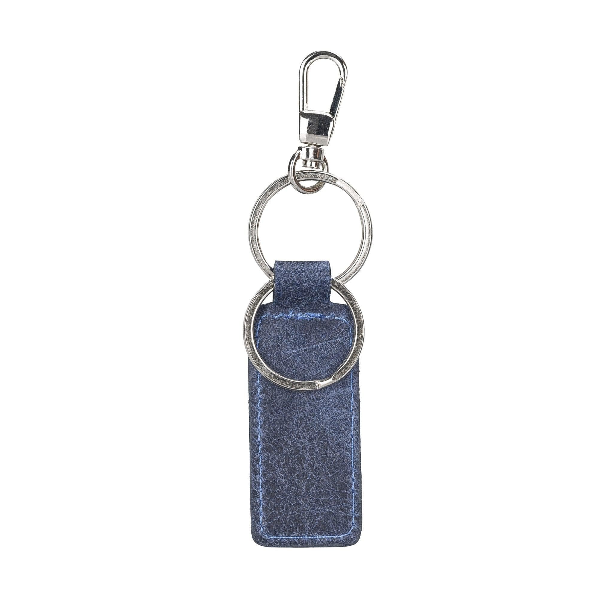 Mina Leather Keyring - TORONATA - color_ Dark Blue