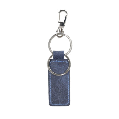 Mina Leather Keyring - TORONATA - color_ Dark Blue