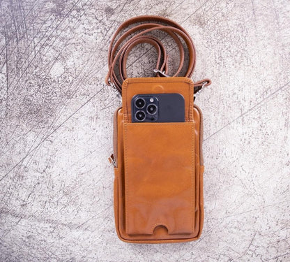 Nino Leather Crossbody Bag - TORONATA - color_ Tan