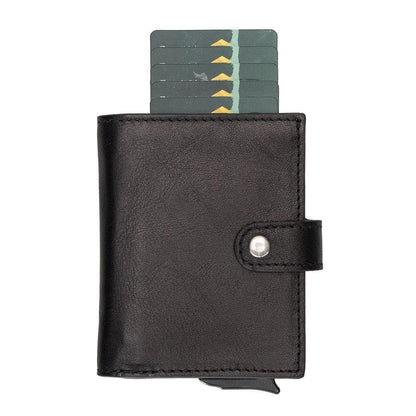 Palermo Zip Mechanical Leather Card Holder - TORONATA - color_