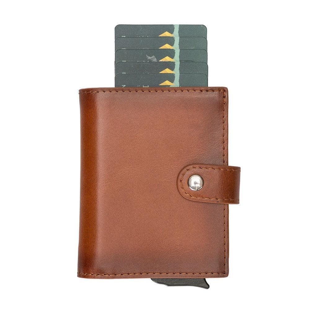 Palermo Zip Mechanical Leather Card Holder - TORONATA - color_