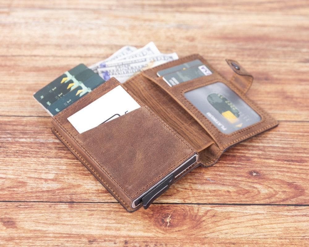 Palermo Zip Mechanical Leather Card Holder - TORONATA - color_