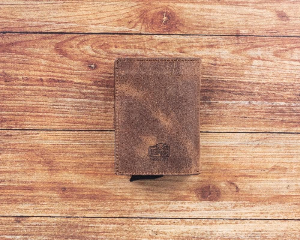 Palermo Zip Mechanical Leather Card Holder - TORONATA - color_
