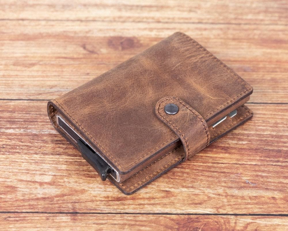 Palermo Zip Mechanical Leather Card Holder - TORONATA - color_