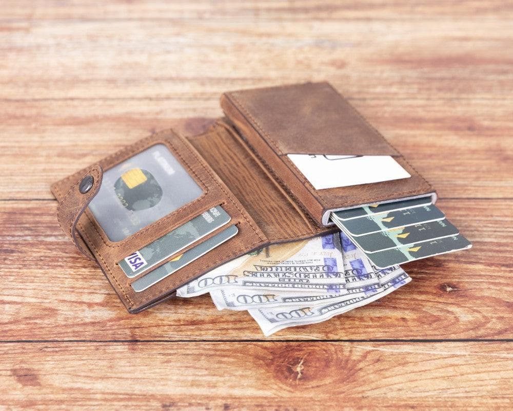 Palermo Zip Mechanical Leather Card Holder - TORONATA - color_