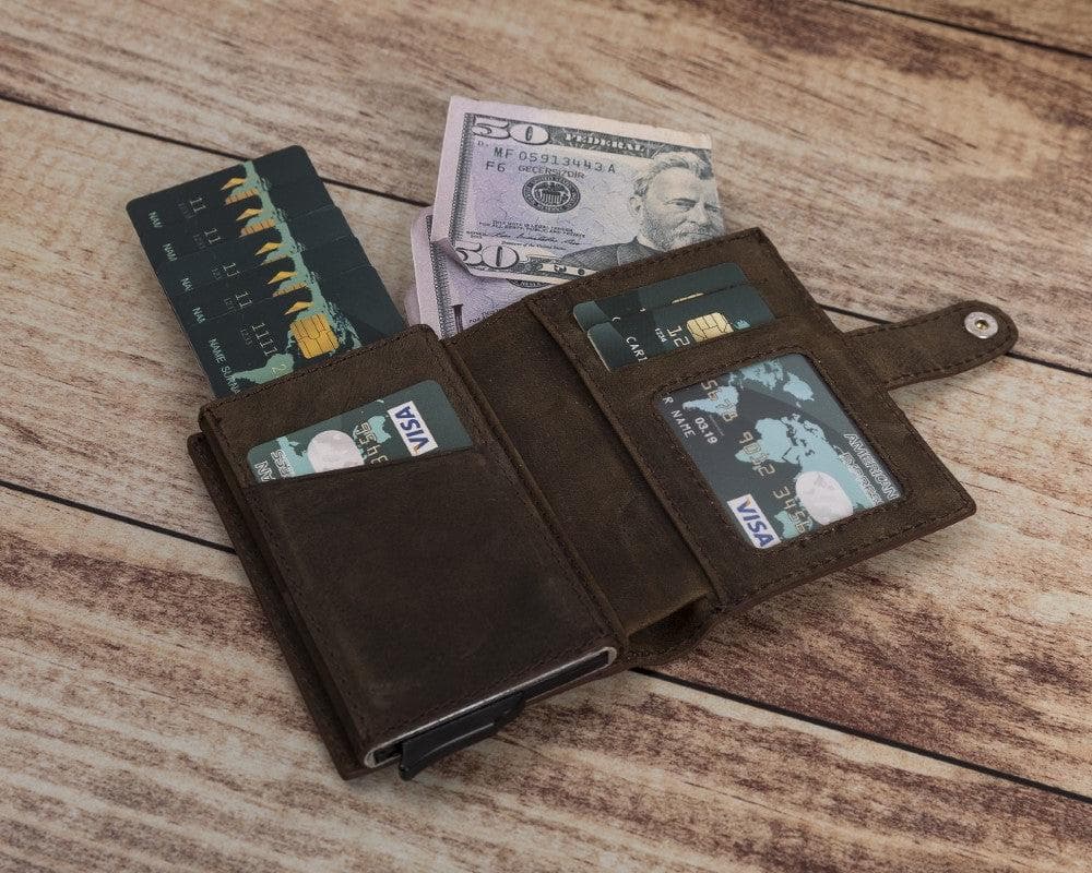 Palermo Zip Mechanical Leather Card Holder - TORONATA - color_