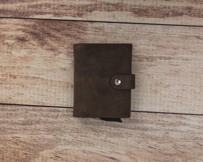 Palermo Zip Mechanical Leather Card Holder - TORONATA - color_