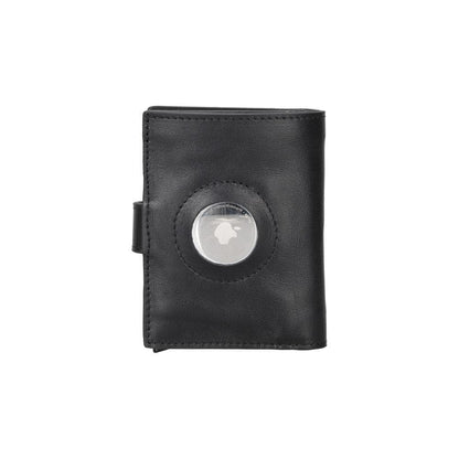 Palertag Zip Mechanical Leather Card Holder with AirTag Slot - TORONATA - color_