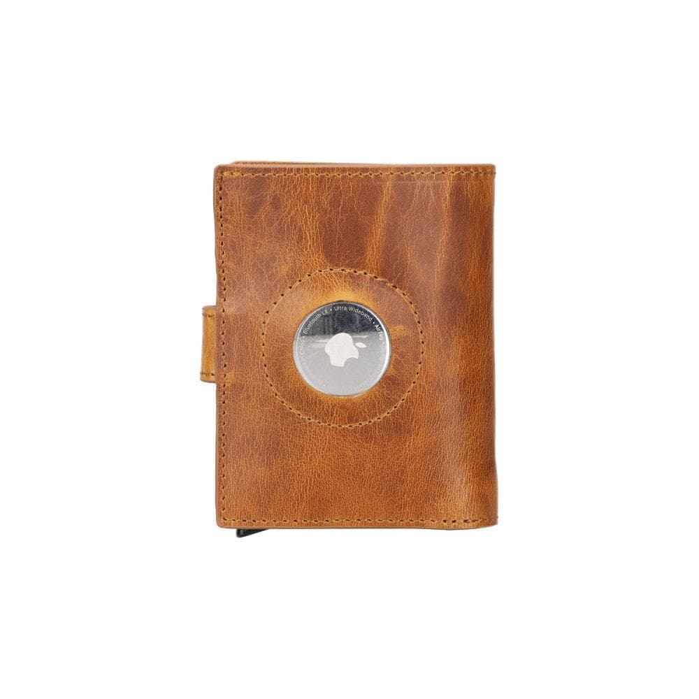 Palertag Zip Mechanical Leather Card Holder with AirTag Slot - TORONATA - color_