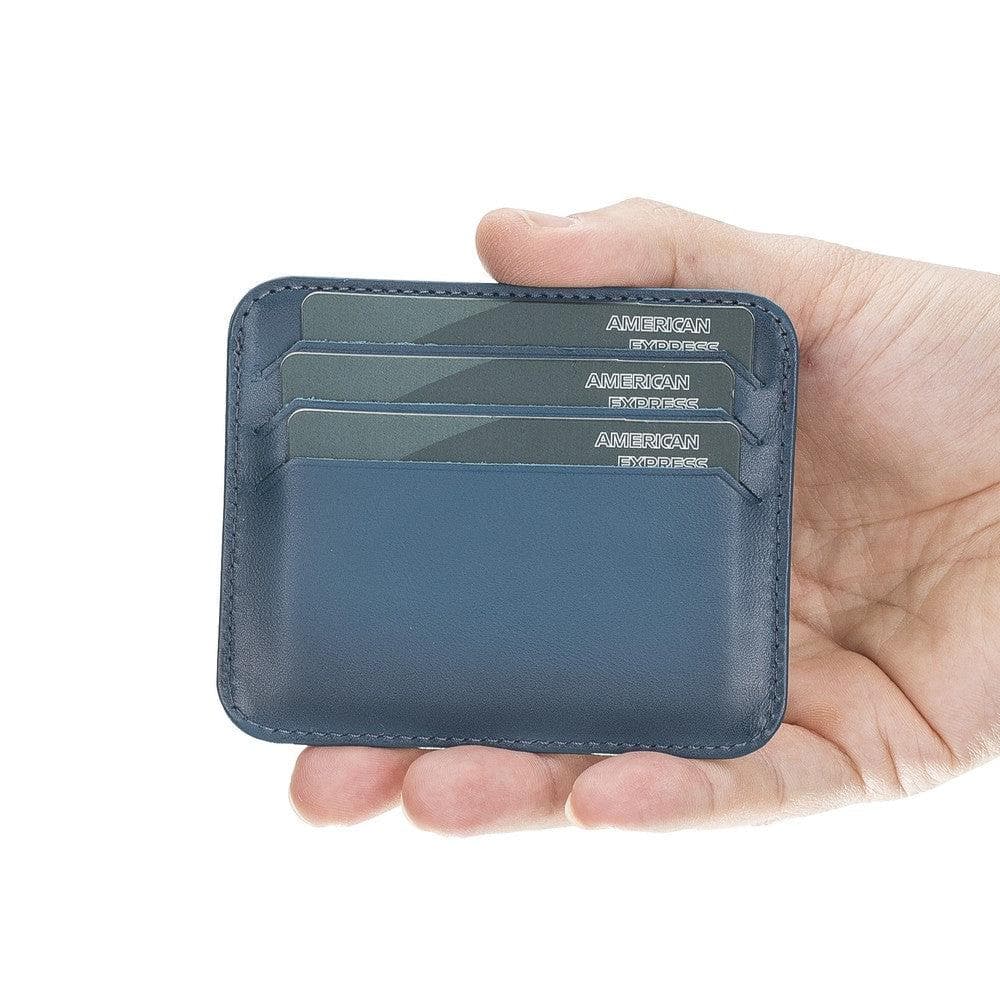 Pedro Leather Card Holder - TORONATA - color_ Blue