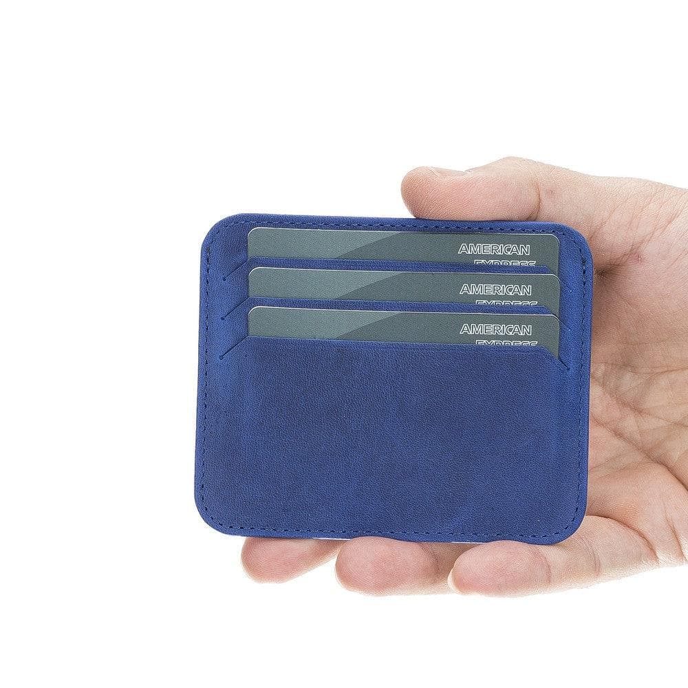 Pedro Leather Card Holder - TORONATA - color_ Cadet Blue