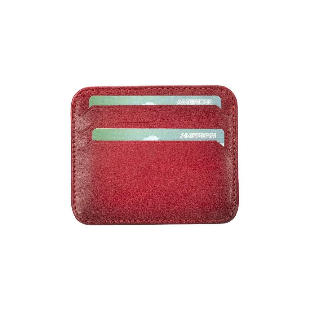 Pedro Leather Card Holder - TORONATA - color_ Red