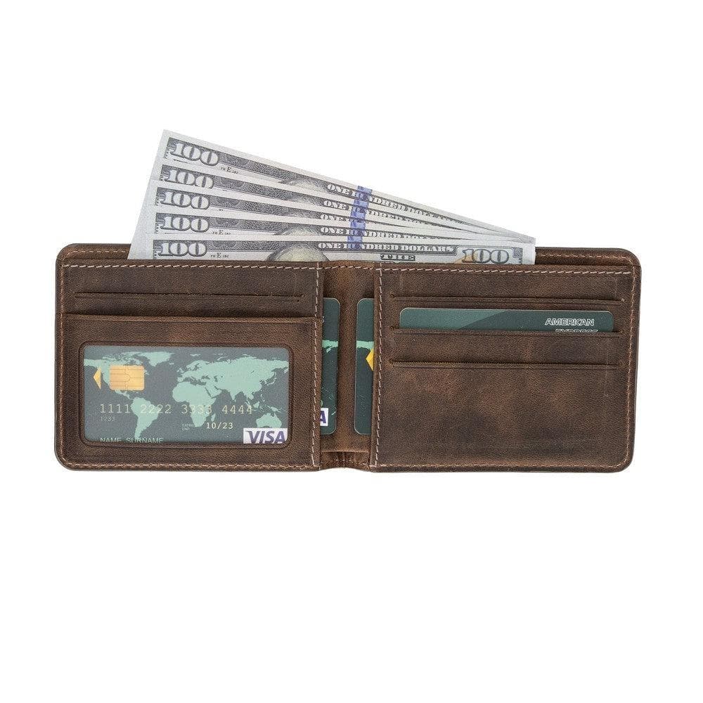 Pier Leather Wallet - TORONATA - color_ Saddle Brown