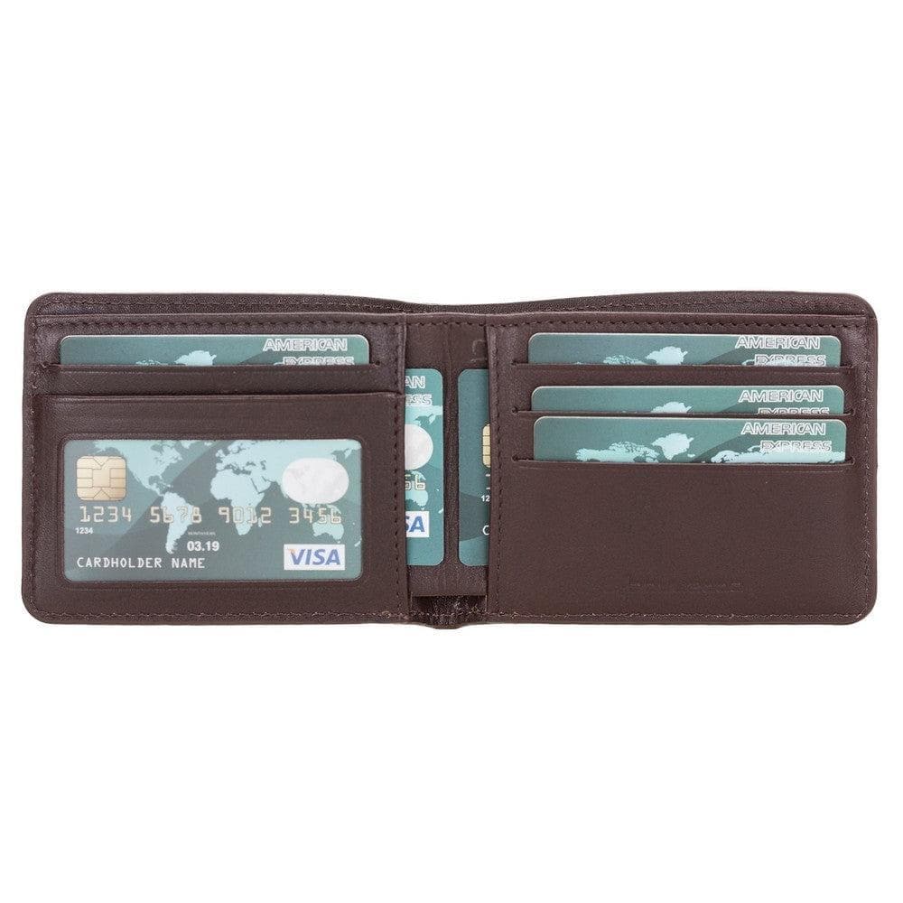 Pier Leather Wallet - TORONATA - color_ Saddle Espresso