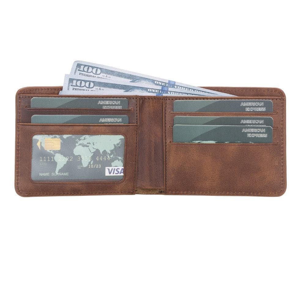 Pier Leather Wallet - TORONATA - color_ Brown