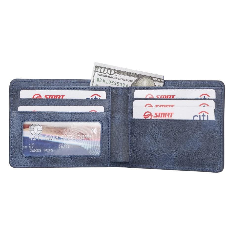 Pier Leather Wallet - TORONATA - color_ Dark Blue