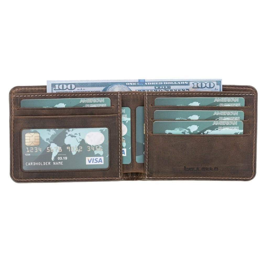 Pier Leather Wallet - TORONATA - color_ Coffee