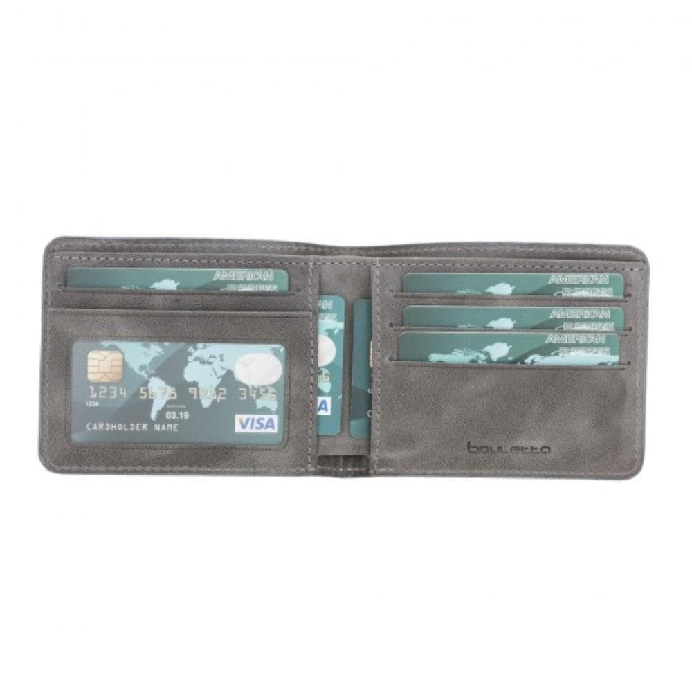Pier Leather Wallet - TORONATA - color_ Gray