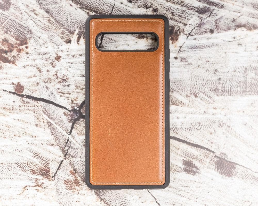 Flex Cover Samsung Galaxy S10 Leather Case - TORONATA - color_ Tan