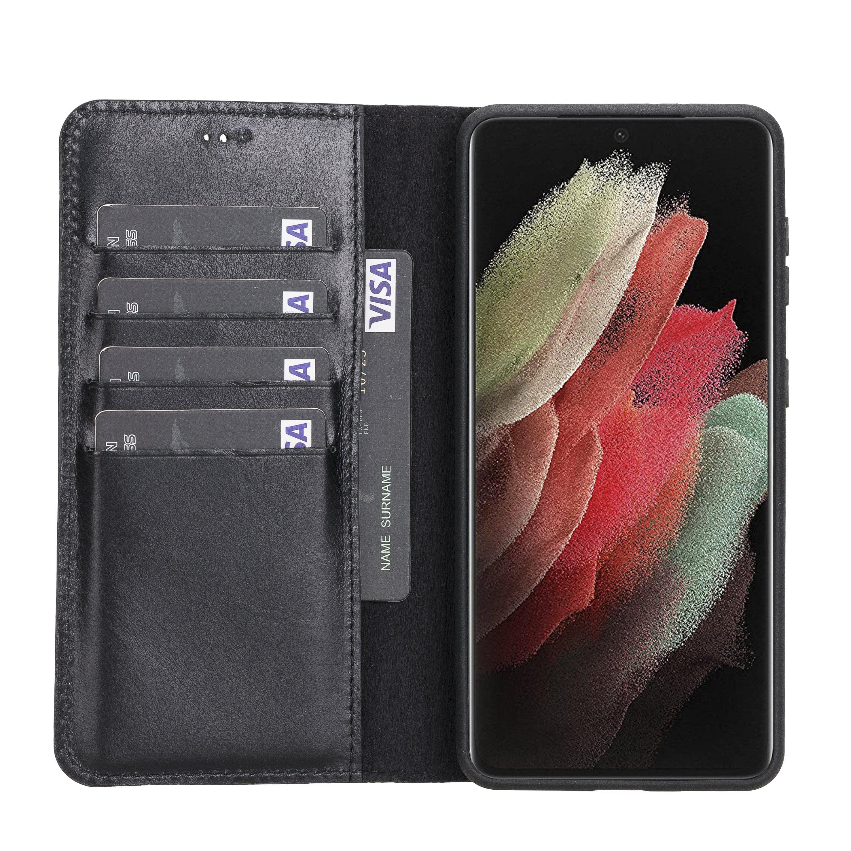 Magic Samsung Galaxy S21 FE (Fan Edition) Leather Detachable Wallet Case - TORONATA - color_