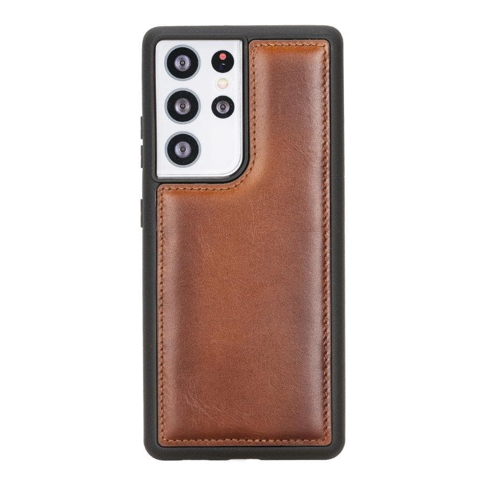 Flex Cover Samsung Galaxy S21 Plus Leather Case - TORONATA - color_ Tan
