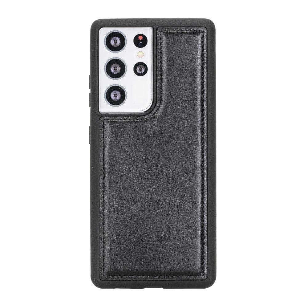 Flex Cover Samsung Galaxy S21 Leather Case - TORONATA - color_ Black