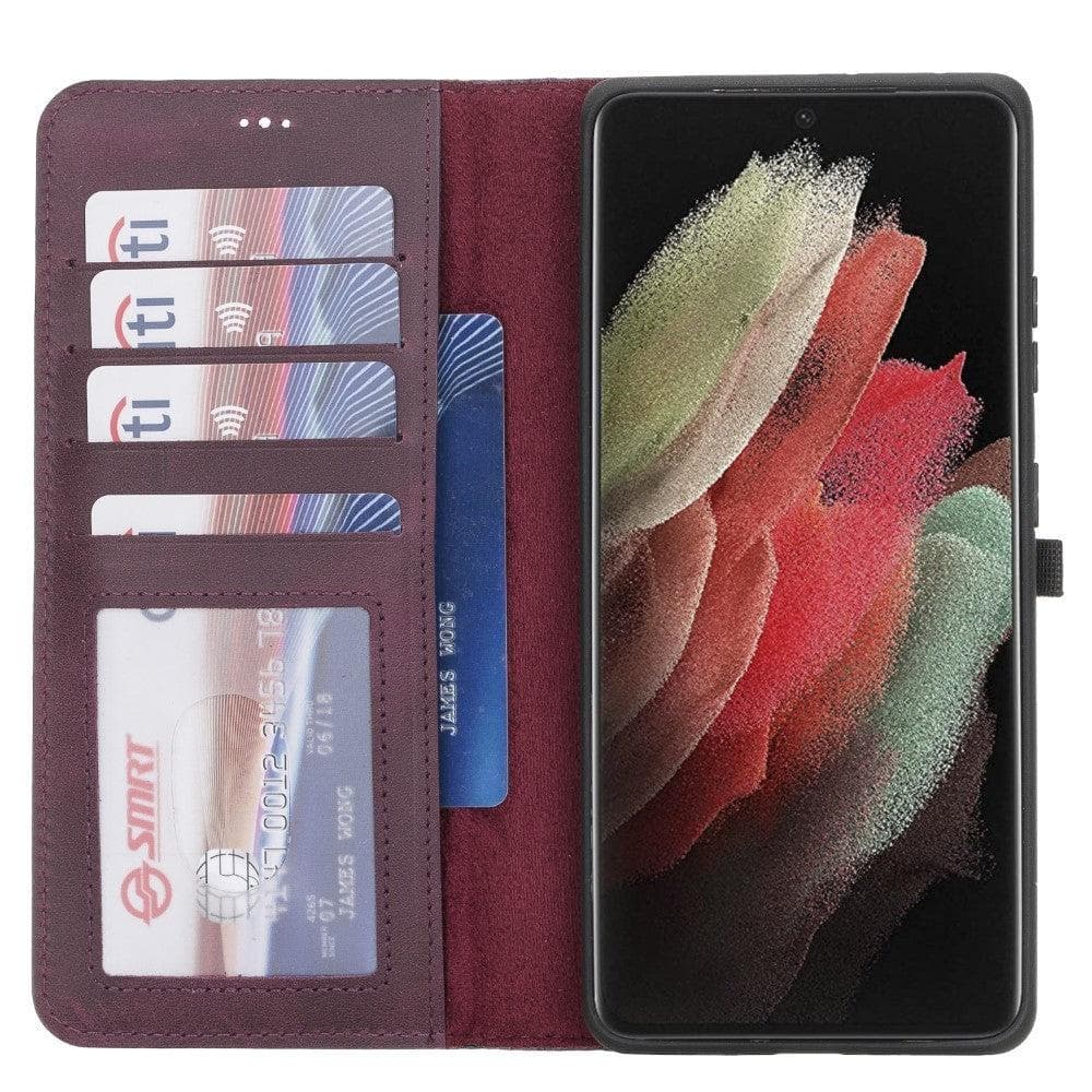 Magic Samsung Galaxy S21 FE (Fan Edition) Leather Detachable Wallet Case - TORONATA - color_