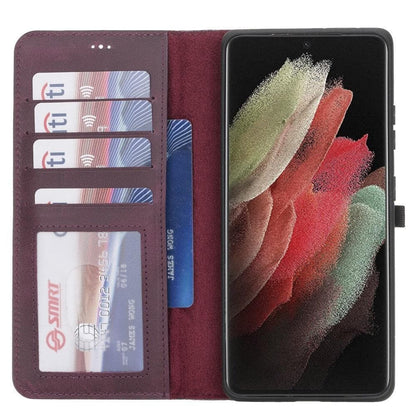 Magic Samsung Galaxy S21 FE (Fan Edition) Leather Detachable Wallet Case - TORONATA - color_