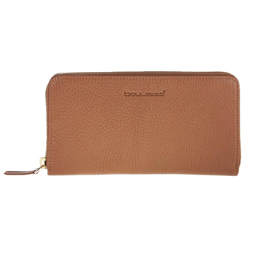 Seville Leather Women Wallet - TORONATA - color_ Pebble Moccasin