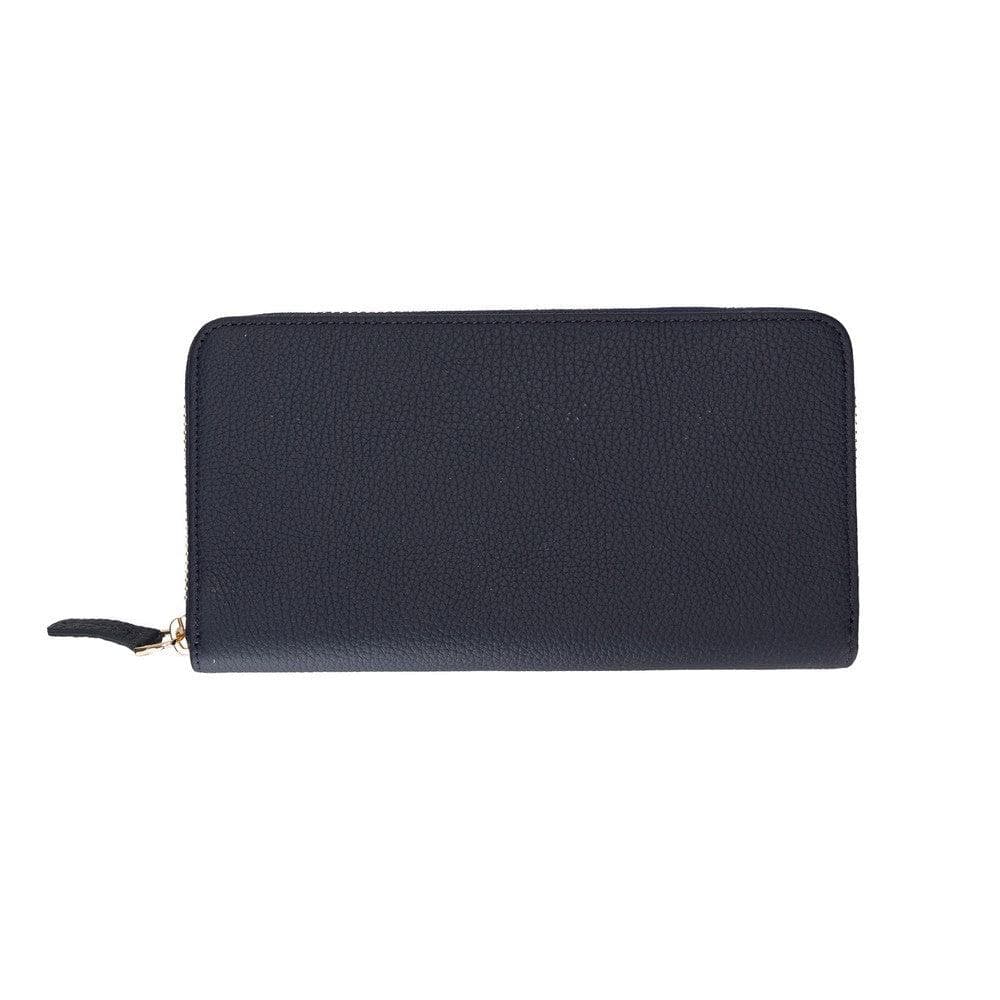 Seville Leather Women Wallet - TORONATA - color_ Dark Blue