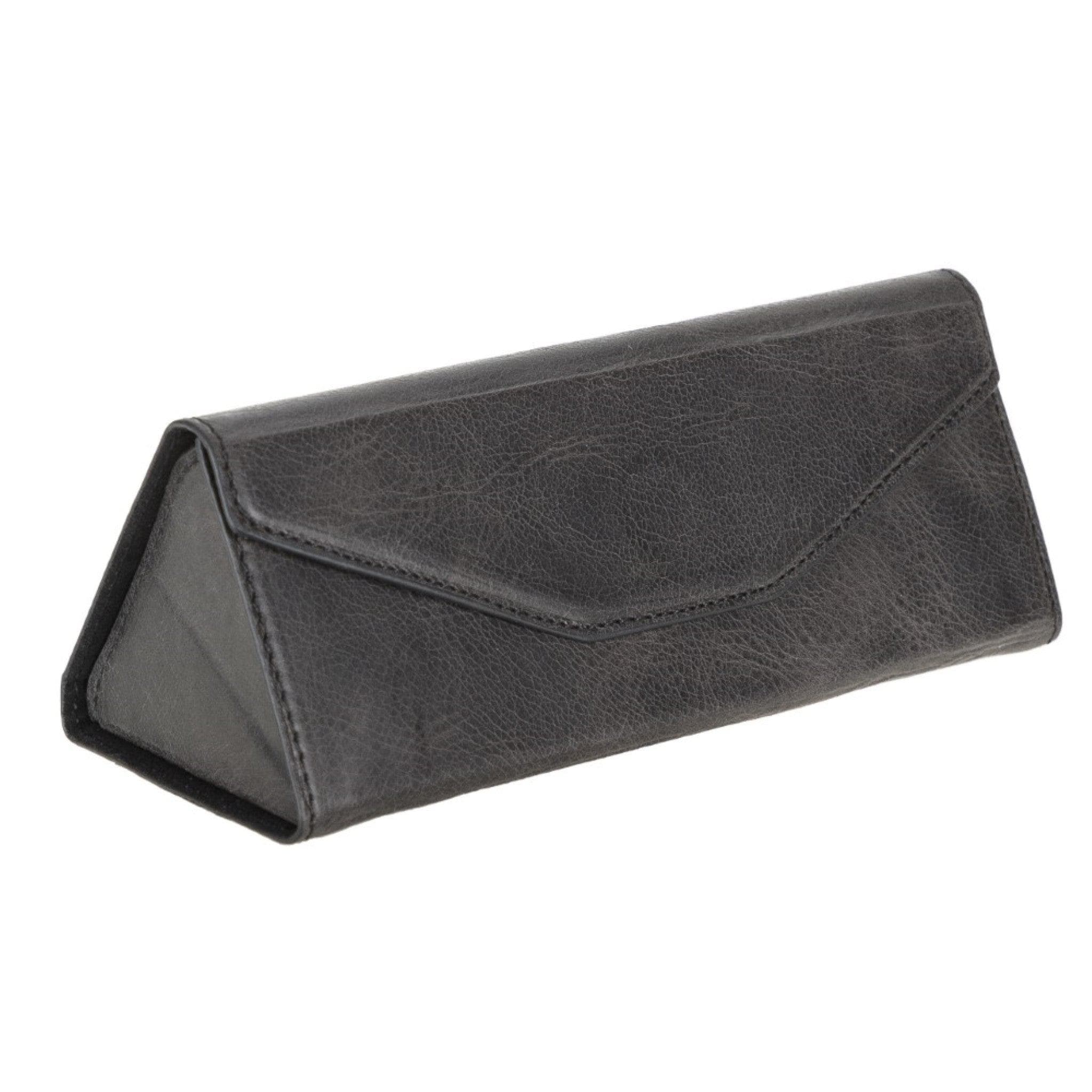Smart Leather Glasses Case - TORONATA - color_ Gray