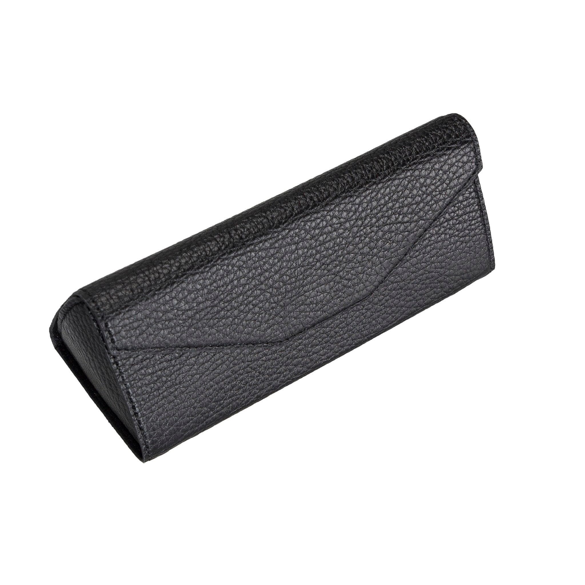 Smart Leather Glasses Case - TORONATA - color_ Dark Blue