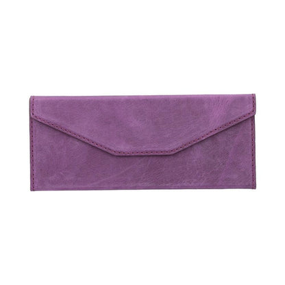 Smart Leather Glasses Case - TORONATA - color_ Purple