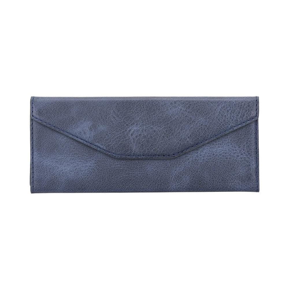 Smart Leather Glasses Case - TORONATA - color_ Sandy Blue